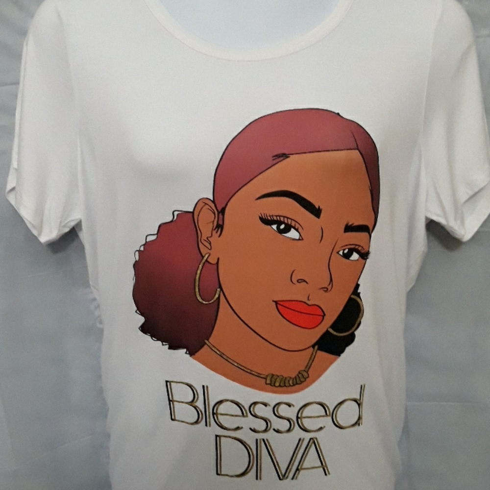 Ashley Stewart Diva Tee NWOT